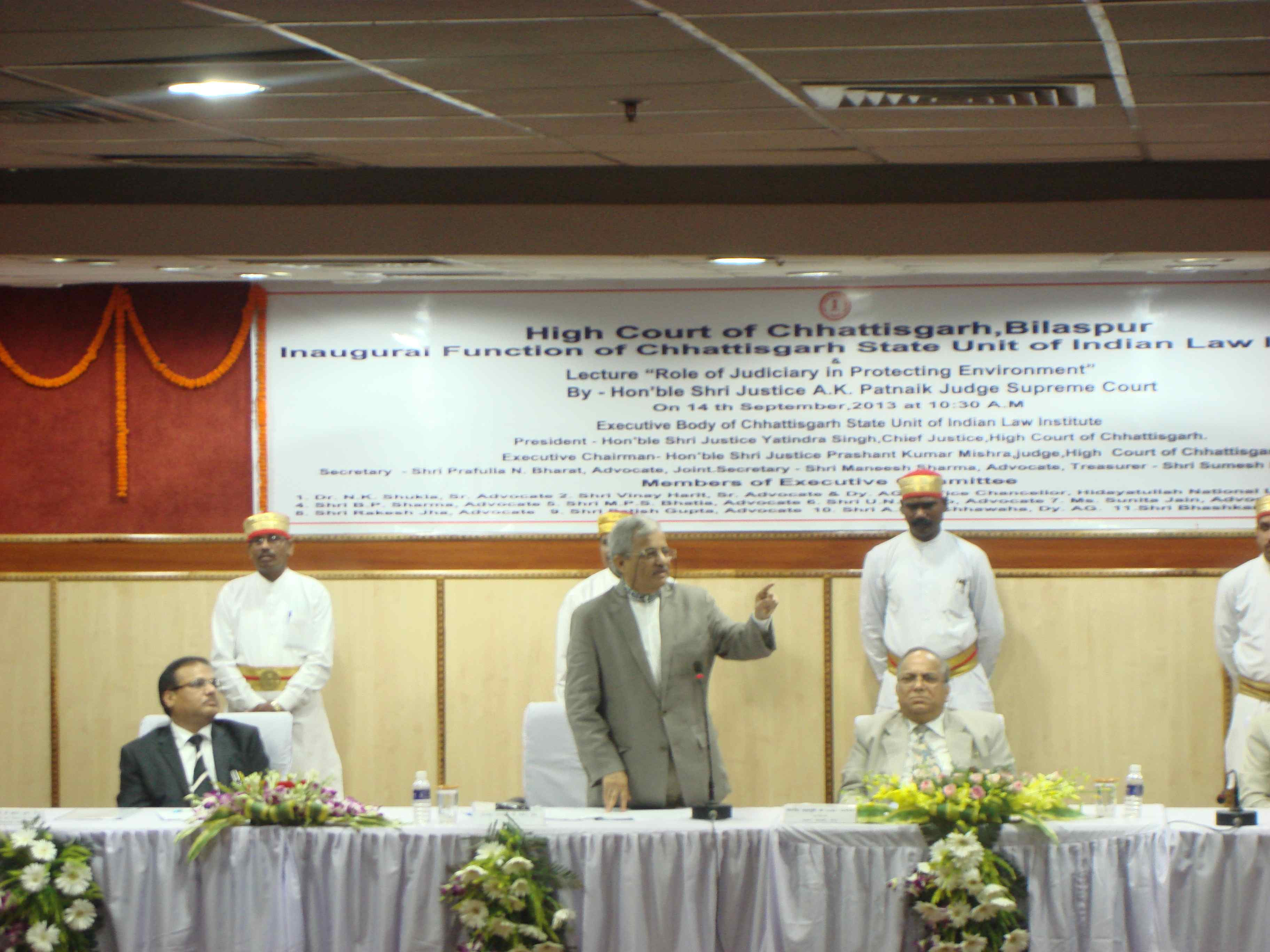 Lecture by Chief Justice