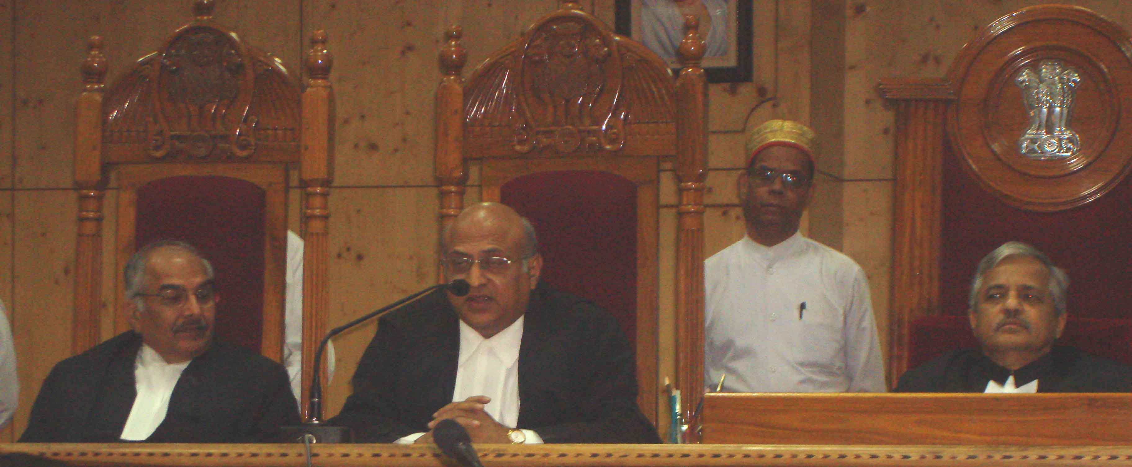 Farewell of Justice Sapre